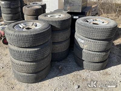 Set of Michelin LT245/75R17 w/Rims Set of Hankook LT265/70R17 w/Rims Set of Primewell LT265/70R17