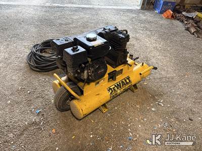 Portable DeWalt Gas Air Compressor w/ 100ft. Commercial Hose (Runs & Operates)