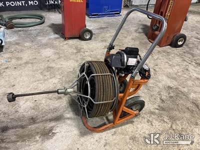 Electric Sewer Auger with Attachments (Used) (Operates)