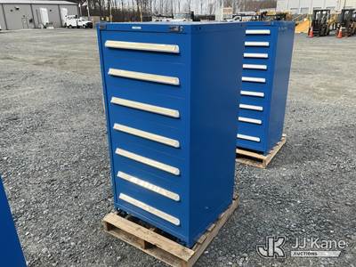 Vidmar 7 Drawer Cabinet 28in L X 30in W X 59in H (Used )