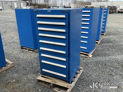 Vidmar 9 Drawer Cabinet 28in L X 30in W X 59in H (Used )