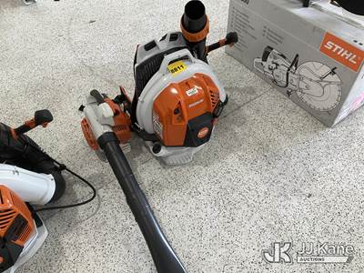 2 Stihl Leaf Blowers BG86 & BR800C-Unused