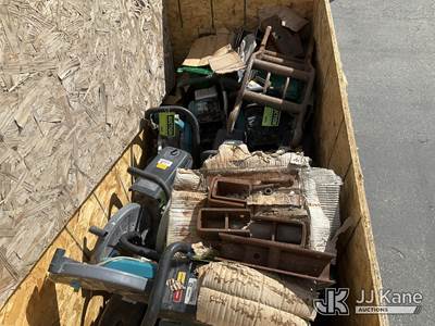 Pallet w/ Makita Saw Parts & Misc.