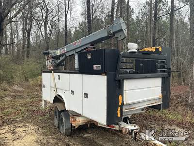 Mechanics Truck Body with Venturo ET25KX material handling crane