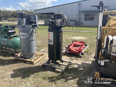 5 Foot Finish Mower Campbell Hansfeld Electric Air Compressor (Used