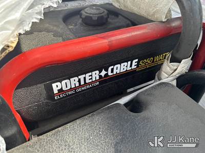 (3) 5250 Watt Porter Cable Electric Generator (Used