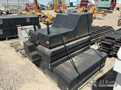 (7) Diamond Plate Storage Boxes (Used)