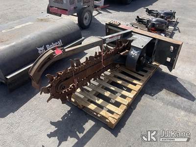 Bobcat Trencher Attachment s/n 045414858 (Missing Hydraulic Lines