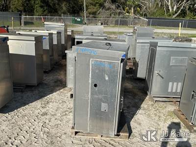 (6) Aluminum Traffic Control Boxes (Condition Unknown) (Unknown Material Inside