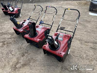 Lot of (3) Toro 721R-C Paddle Snowblower