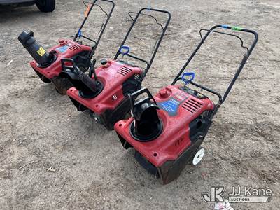 Lot of (3) Toro 621R Paddle Snowblower