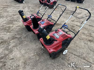 Lot of (3) Toro 721R-C Paddle Snowblower