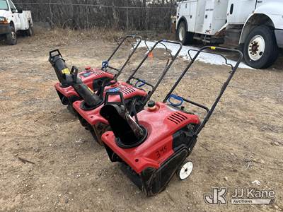 Lot of (3) Toro 621R Paddle Snowblower