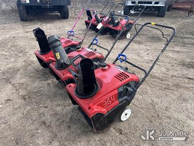 Lot of (3) Toro 621R Paddle Snowblower