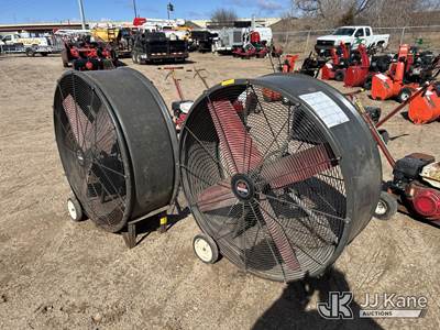 2) Electric Shop Fans (Used)