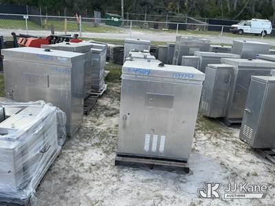 (9) Aluminum Traffic Control Boxes (Condition Unknown) (Unknown Material Inside