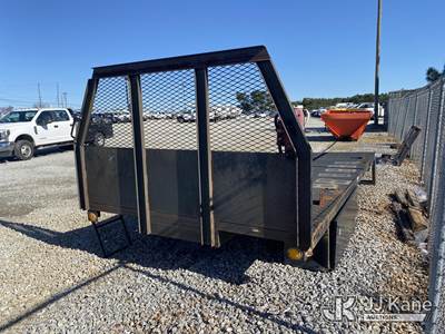 15x8 TRUCK STEEL FLAT BED W/HEAD RACK S/N: 06533