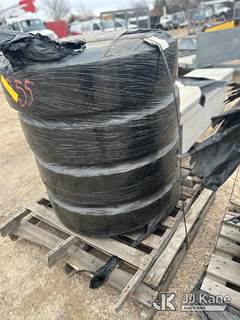Pallet of 4 Michelin 255/70/22.5 Skid Steer Wheels and Tires (Used)