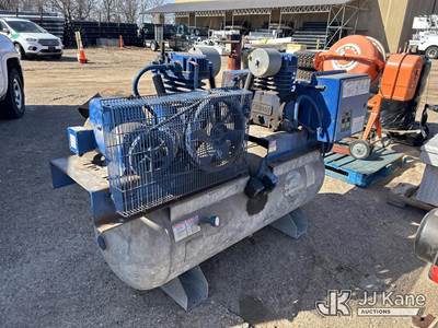 Electric Air Compressor (Used) (BUYER RESPONSIBLE FOR LOAD OUT – NO FORKLIFT ONSITE FOR ASSISTANCE)