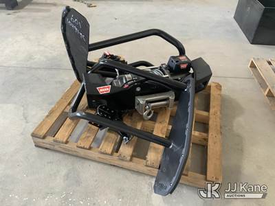 Warn M12 Winch & Mount (Seller States: Never Used)