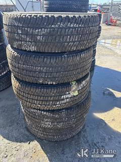 (5) Michelin Tires LT245/17R17