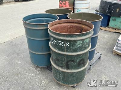 (4) Barrels w/ Miscellaneous Items (Used)