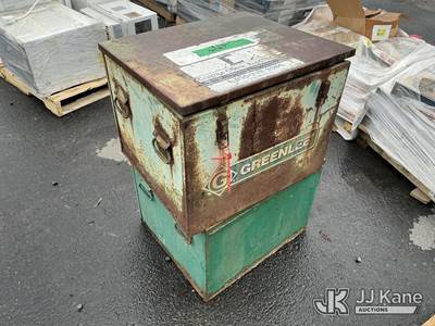 (2) Used Greenlee Tool Boxes with Rust Damage
