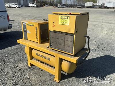 Kaeser SM-8 Rotary Screw Air Compressor with KRD 035 Dryer & Tank