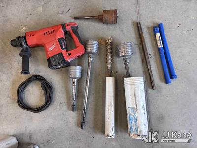 Milwaukee Corded 5317-21 Rotary Hammer w/ Assorted Bits (Operates)