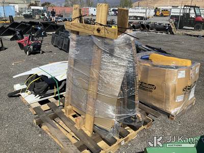 Pallets w/ Bus Glass