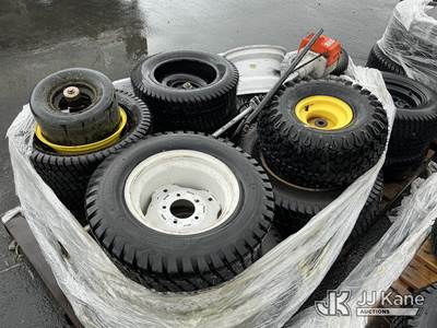 Miscellaneous Sized Tires & Broken Stihl Weedeater (Used)