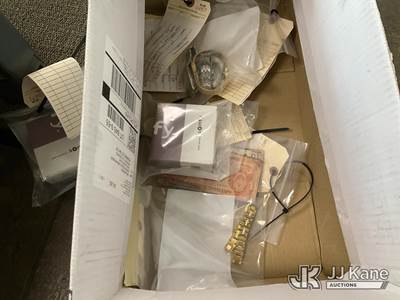 Used Box with Watches, Foreign Money & Jewelry