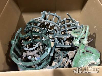 Assorted Cage Clamps and 4" Lifting Clamp, Used