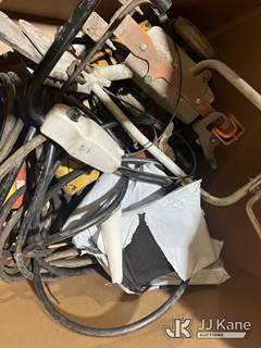Lot: (6) Boring Adaptors, (4) Dewatering Bags, Stihl Quick Cut Cart