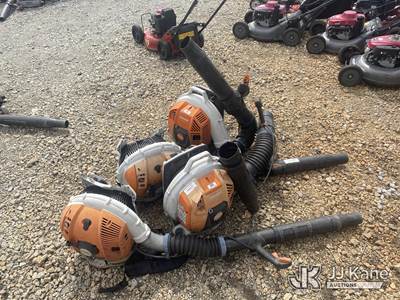 Lot of (4) Stihl Backpack Blowers, Not Running / Missing Parts