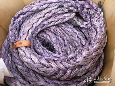 (5) Pieces of Plasma Line 12 by 12 HMPE 0.5 Inch Circumference by 75 Foot Length Per Piece (Condition Unknown)