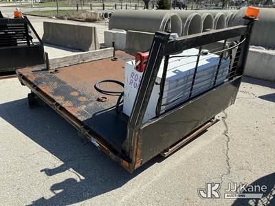 8 Ft Flatbed with Auxiliary Fuel Tank and Pump