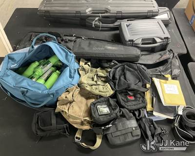 Used Empty Cases, Printer, Bags, Water Filters Lot