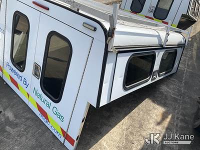 Full Truck Bed Camper Shell. Came off a 2015 Chevy Short Bed. (7’ long by 5’1.5” Seller States “Full Truck Bed Camper Shell. Came off a 2015 Chevy Short Bed.”)