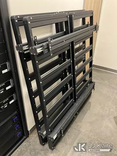 2 SmartCap Drop Racks. Equipment Rack For Service Truck That Drops Down On One Side. Cooperative Owned