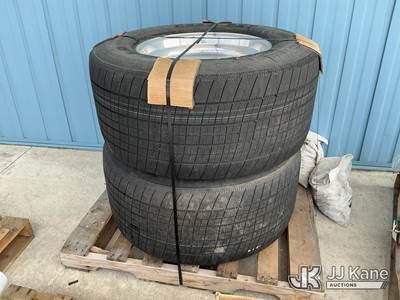 (Semi Trailer Tires (2) Brand New Good Year 445/50R225)