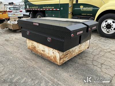 Used Fuel Tank with Pump & Hose and (2) Tool Boxes
