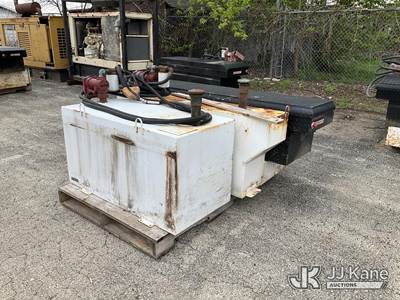 (2) Fuel Tanks with Pump & Hose, (1) Tool Box