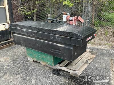 Used Fuel Tank with Pump & Hose and Tool Box