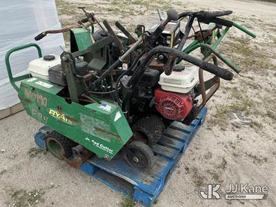 Lot of (3) Gas Sod Cutters, Not Running, Condition Unknown