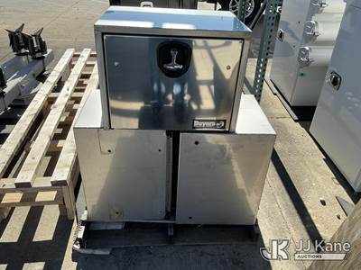Used (2) Altec Stainless Tool Boxes with Fold Down Doors 24" x 18" x 18"