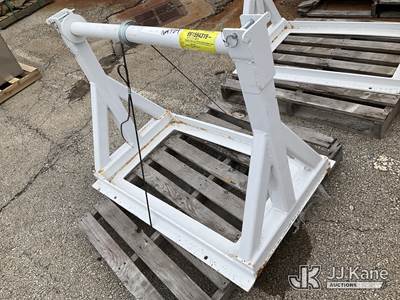 Used Wire Reel Holder, 45IN Diameter