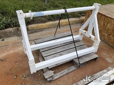 Used Reel Rack Dual Upright 48.50IN with Reel
