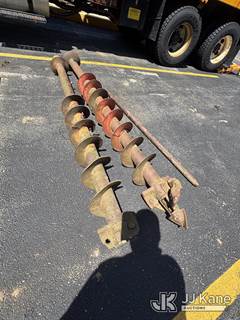 (2) 10in Hex Steel Auger Bits