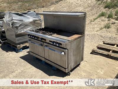 Imperial Stainless Steel Commercial Gas Stove (Condition Unknown)
